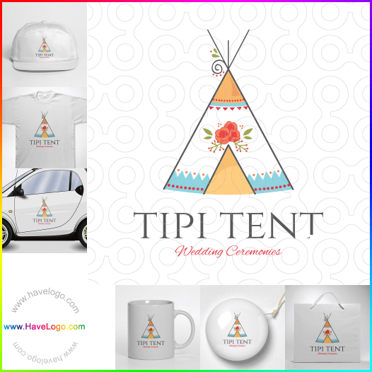 логотип Tipi Tent - 64428