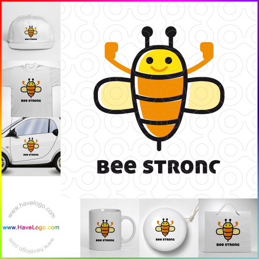 この蜂のロゴデザインを購入する - 59574