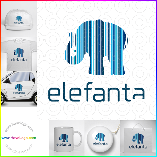 логотип слон - 6948