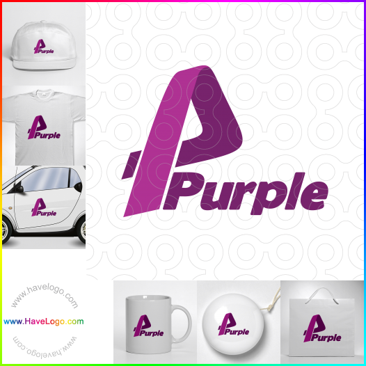 購買此紫色logo設計34295