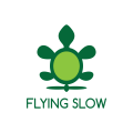 логотип медленно летать