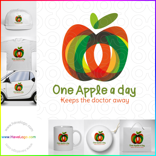 логотип фрукты - ID:58200