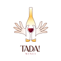 wine glass Logo