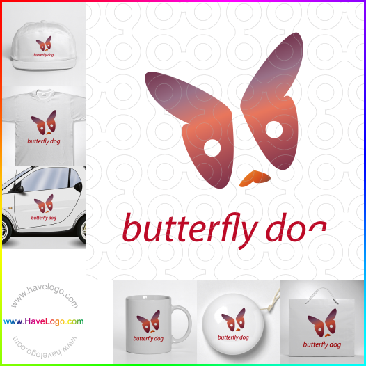 логотип бабочки - 36850