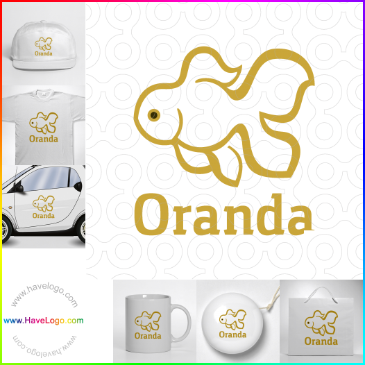 この金魚orandaのロゴデザインを購入する - 62501