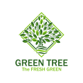 綠色的樹Logo