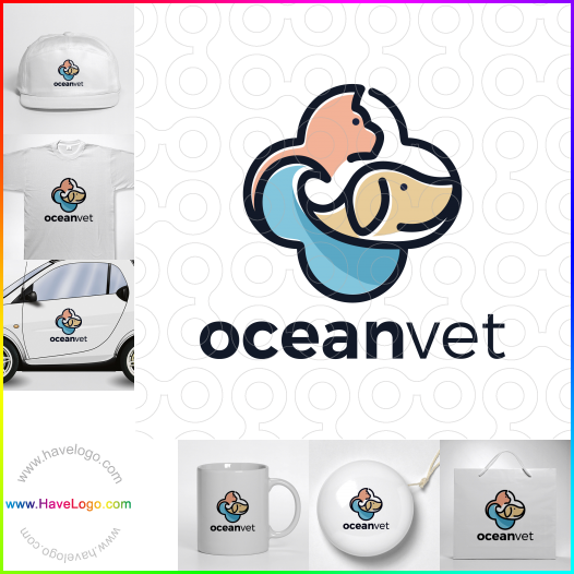 логотип Ocean Vet - 67273