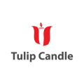 Tulpe Kerze Logo