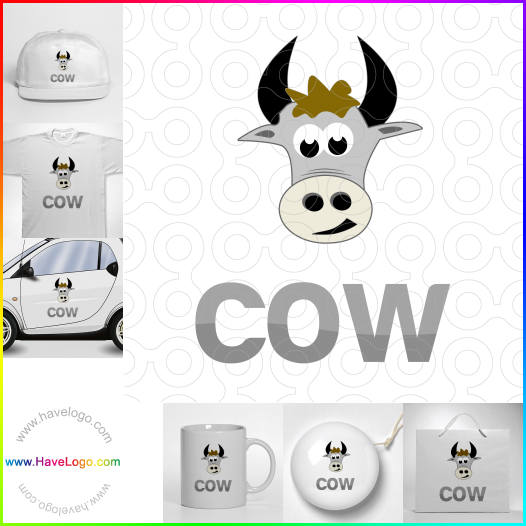 логотип корова - 54019