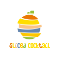 логотип коктейль