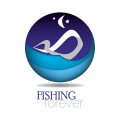логотип рыбак