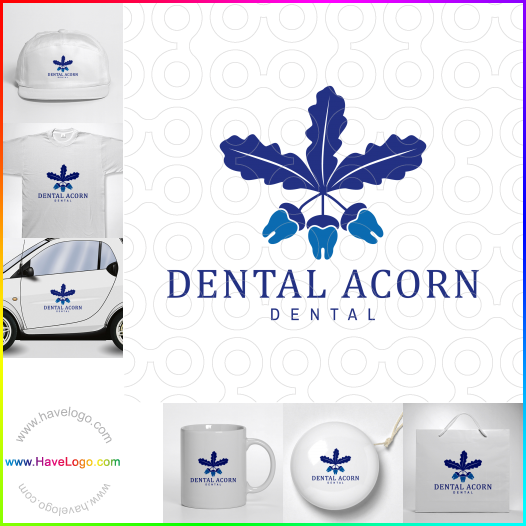 Dental Acorn logo 64329