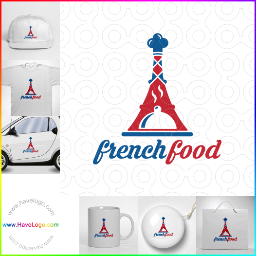 購買此法國食品logo設計61419