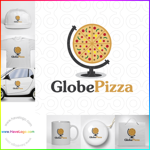 логотип Globe Pizza - 62461