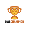 貓頭鷹的冠軍Logo