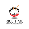 水稻时间东方食品中心Logo