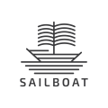 логотип Парусная лодка