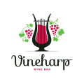 логотип Виноградная арфа