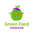 vegetarian food Logo